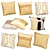 Textured Sofa Pillows 3D model small image 1