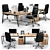 Optimized Office Workplace with Accessories 3D model small image 7