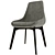 Sleek Ergonomic Chair: Linear 3D model small image 1