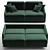 Toronto Sofa: Stylish & Comfortable 3D model small image 2