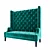 Eichholtz Sofa Spectator: Glamour and Luxury in Your Home 3D model small image 3