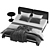 Elegante Park Bed: Modern Comfort & Style 3D model small image 2