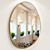 Elegant Elliptical Mirror 3D model small image 1