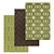 Luxury Carpet Set with High-quality Textures 3D model small image 1