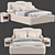 Vision Palladium Bed: Unparalleled Comfort and Style 3D model small image 6