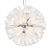 Elegant Snowdrop Bouquet Chandelier 3D model small image 1
