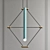 Modern Millimeter Pendant Light 3D model small image 1