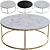 Kensal Circular Coffee Table: Sleek and Versatile 3D model small image 2