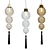 Elegant Medina Pendant by Heathfield Lighting 3D model small image 1