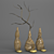Vintage Decor Vases 3D model small image 1