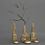 Vintage Decor Vases 3D model small image 2