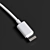 Fast Charging iPhone Charger 3D model small image 3