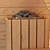 Finnish Sauna Sunrans: Compact & Superior 3D model small image 4