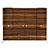 Modern Walnut Veneer Wardrobe 3D model small image 2