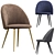 Parisian Velvet Chair 3D model small image 1