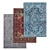 Luxury Carpet Set: High-Quality Textures for Close and Distant Shots 3D model small image 1