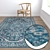 Luxury Carpet Set: High-Quality Textures for Close and Distant Shots 3D model small image 5