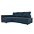 Versatile and Stylish IKEA FRICHETEN Sofa Bed 3D model small image 7