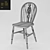 Vintage Windsor Wood Chair 3D model small image 5