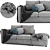 Ikea Finnala 2-Seater Sofa: Comfortable, Stylish, and Spacious 3D model small image 1