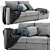 Ikea Finnala 2-Seater Sofa: Comfortable, Stylish, and Spacious 3D model small image 3