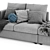 Ikea Finnala 2-Seater Sofa: Comfortable, Stylish, and Spacious 3D model small image 4