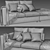 Ikea Finnala 2-Seater Sofa: Comfortable, Stylish, and Spacious 3D model small image 5