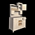 Cozy Cubby Hutch 3D model small image 2