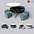 Elegant Chaji Coffee Table 3D model small image 1