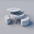 Elegant Chaji Coffee Table 3D model small image 4