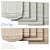 Versatile Roman Curtains Set | 5 Types 3D model small image 1