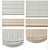Versatile Roman Curtains Set | 5 Types 3D model small image 3