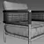 Elegant Verona Lounge Chair 3D model small image 2