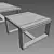 Restoration Hardware Verona Coffee and Side Tables 3D model small image 2