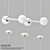 Scandinavian Glass Pendant Light 3D model small image 1