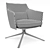 Modern Office Armchair: Sleek and Stylish 3D model small image 3