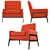 Cecil Arm Chair: Versatile and Stylish 3D model small image 2