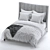 Elegant Hayworth Bed for Ultimate Luxury 3D model small image 2
