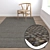 Premium Quality Set of 3 Carpets 3D model small image 5