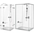 Ravak & Radaway Set 88 Shower Combo 3D model small image 3