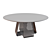 Elegant Alyson Round Dining Table 3D model small image 3