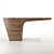 Bismark Wood and Stone Desk 3D model small image 1