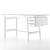 Sleek Desk by Lifeinstallo 3D model small image 3