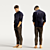 Realistic 3D Scanned Man with 3 Color Variations 3D model small image 4