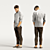 Realistic 3D Scanned Man with 3 Color Variations 3D model small image 5