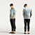 Realistic 3D Scanned Man with 3 Color Variations 3D model small image 6