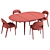 Convertible Clamp Table and Chair 3D model small image 5