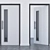 Sleek Office Entry Door 3D model small image 2