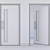 Sleek Office Entry Door 3D model small image 3