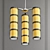 Elegant MURENE Pendant Light 3D model small image 1